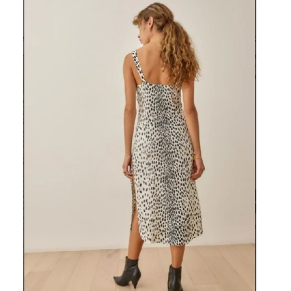 NWT Reformation Lynda Cheetah Dress in Size 0 - Picture 3 of 7